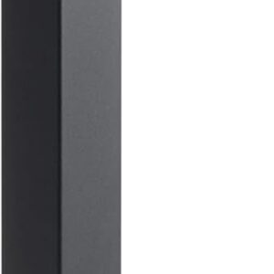Kichler 12V LED Right Angle Path Light in Textured Black, Outdoor Landscape Lighting, 15846BKT, (1.5" W x 22" H x 5.75" L)